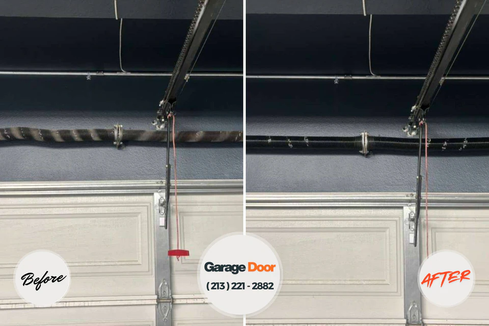 Before and after: garage door repair near me Glassmanor